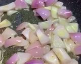 A picture of step 1 of Karei Raisu (Japanese style curry).