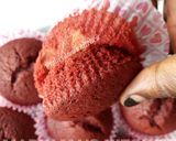 A picture of step 3 of Red velvet cupcakes III.