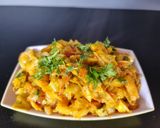 A picture of step 5 of Cabbage potato shak.