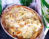 Une image de l'étape 4 de Gratin de raviolis frais et tortellinis sauce mornay 😋#avril.