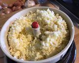 Une image de l'étape 9 de Courge turban turc farcie cantal et lardons.