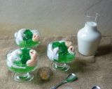 Gambar langkah 10 resipi Buko Pandan.
