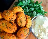 A picture of step 4 of Besan Methi Crispy Muthiya.