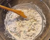 Sajtkrémes-spenótos töltött gomba recept fázis 4 fotója