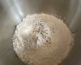 A picture of step 2 of Greek pita bread.