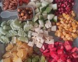 A picture of step 1 of Veggie-Fruity Summer Salad.