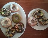 Hình bước làm 5 của món Làm bánh Donut bằng chảo