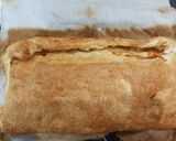 Foto del paso 2 de la receta Empanada 🥟 de requesón, pollo🍗, pimiento y queso Camembert🧀