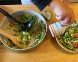 A picture of step 8 of Orecchiette with Broccoli Rabe by Marina and Rosy.