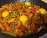 A picture of step 5 of Heidi's Low budget Chorizo & Potato Stir fry.