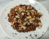 Foto del paso 8 de la receta: Champiñones con jamón y tomate