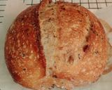 Foto langkah ke 22 dari resep Wijen Jinten Hitam Chili Flakes Cheese Sourdough Bread (Open Bake Method).