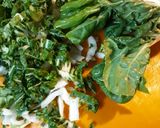 A picture of step 1 of Bok Choy Salad.