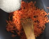 A picture of step 2 of Carrot Ladoo.