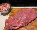 Une image de l'étape 1 de Brisket fumée (poitrine de boeuf).
