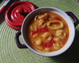 Foto del paso 4 de la receta: Arroz caldoso con gambas y calamares