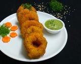 A picture of step 13 of Semolina vada/Rava vada/sooji vada.