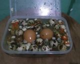 Foto langkah ke 3 dari resep Telur asin puyuh (tanpa sekam) ala unda uell😊😊.