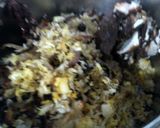 A picture of step 4 of Chanya tonak dry peas curry.