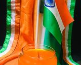 🇮🇳तिरंगा जेल कॅण्डल🕯 (tiranga gel candle recipe in marathi) रेसिपी स्टेप 7 फोटो 