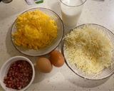 Pas rețetă Plăcintă cu 3 feluri de brânză, bacon și tortilla 3 fotografie