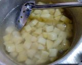 A picture of step 2 of Jeera aloo.