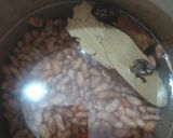 A picture of step 1 of Rajma masala red kidney beans curry.