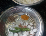 A picture of step 1 of கோஸ் கூட்டு (Kosh koottu recipe in tamil).