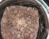 A picture of step 4 of Ragi chocolate milkshake.