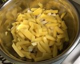 A picture of step 9 of Turnip and Potato Gratin with Mini Pork Sausages.
