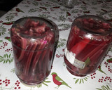 Foto del paso 4 de la receta: Encurtidos con pencas de remolacha