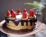 Chocolate Vertical Layer Cake langkah memasak 10 foto