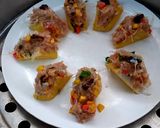 รูปขั้นตอนการทำที่ 5 ของ เต้าหู้ยัดไส้ไก่สับนึ่งซีอิ้ว
