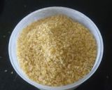 A picture of step 1 of Wheat cake with coconut milk.