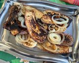 Une image de l'étape 11 de Aubergines graffiti et oignon sauce teriyaki à la plancha.