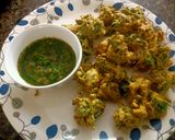 मेंथी के पकौड़े (Methi ke pakode recipe in Hindi) रेसिपी चरण 3 फोटो