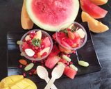 A picture of step 4 of Fruit and nuts salads bowl 🥗😋😋😋🥗🥗🥗.