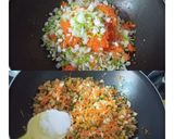 A picture of step 2 of Mix Veg Cheese Paratha.