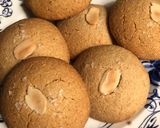 A picture of step 8 of Chewy orange and tahini cookies - vegan.