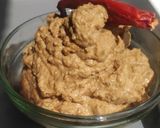 A picture of step 3 of Peanut chutney.