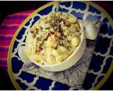 A picture of step 13 of Eggless: 'Italian Potato Gnocchi' or 'Gnocchi di Patate' (Pasta) in the 'Piedmontese' Style.
