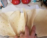 A picture of step 16 of My Large taco wraps chicken, chilli, +Veg.