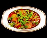 A picture of step 6 of Gawar dhokli ki Sabzi.