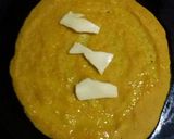 A picture of step 2 of Cheese cheela.