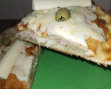 Foto del paso 5 de la receta: Pizza rellena fácil 🍕🍻 Cebolla, jamón Cocido y Mozzarella