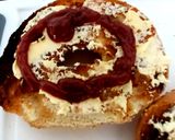 A picture of step 3 of My Sausage Cheese Bagel 😉#Breakfast#Brunch.