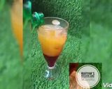 A picture of step 2 of Orange sunrise.