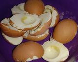 Foto langkah ke 1 dari resep Putri salju (kuning telur rebus).