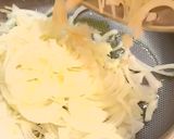 A picture of step 4 of Puttanesca galette with lemon ricotta.