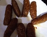 A picture of step 2 of Seekh kababs.